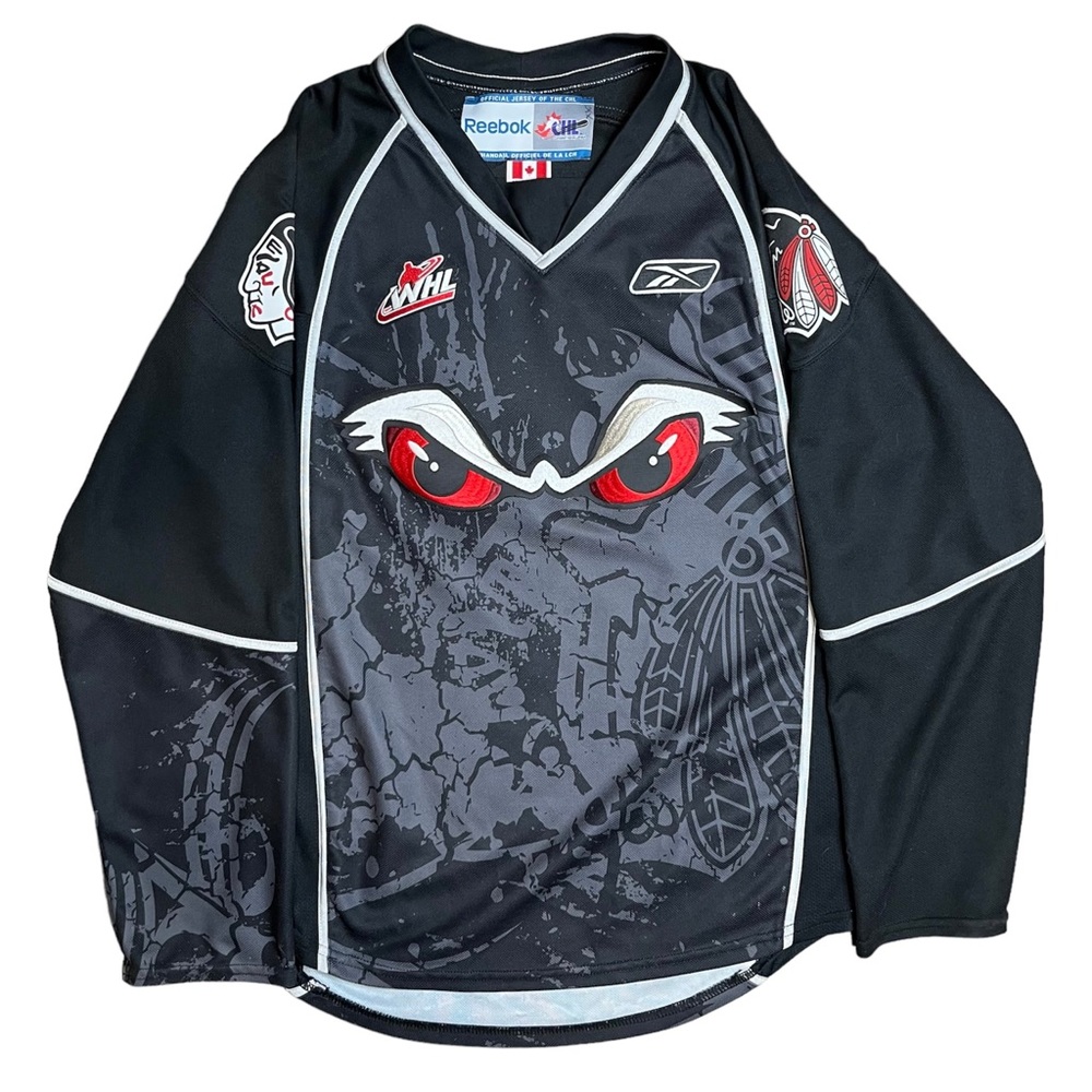 Official Reebok Portland Winterhawks Alternate CHL/WHL Hockey Jersey
